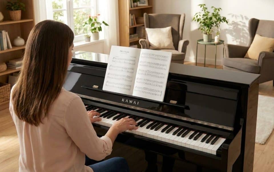 Morceaux de piano faciles pour débutants - cours avec Irina Ribatto à Annecy